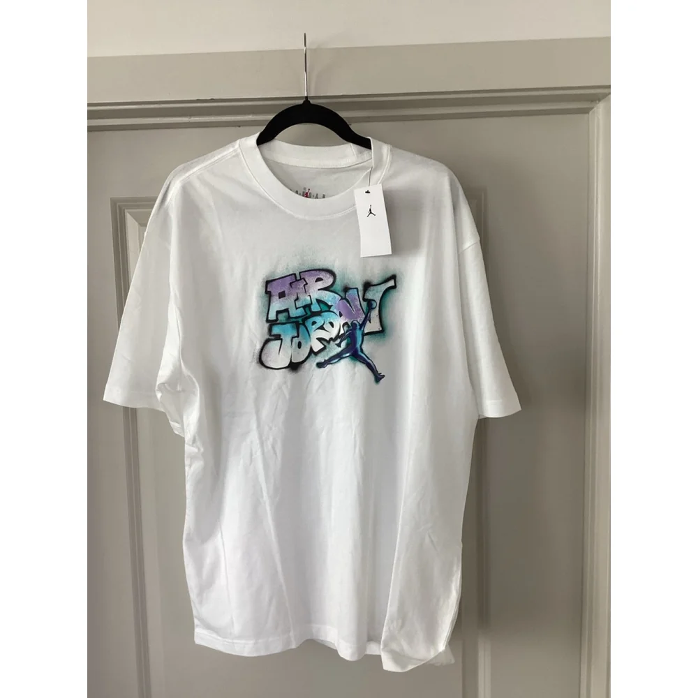 Jordan AJ5 Men’s T-Shirt Sz: Large Color: White